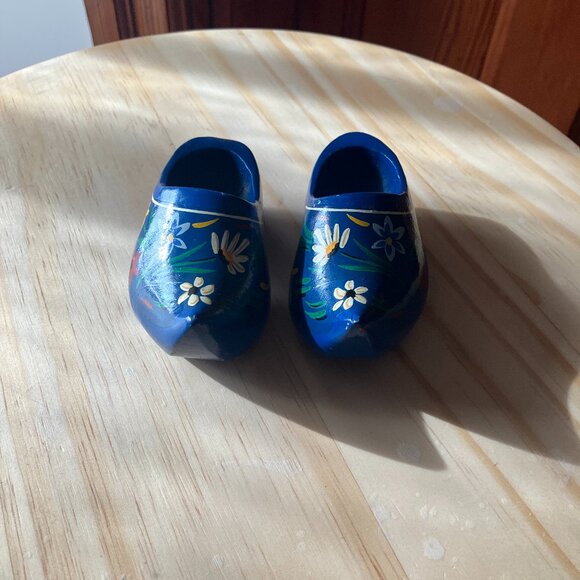 💙3/$30 Vintage 1970s Holland/Dutch Souvenir Clogs - Picture 5 of 5